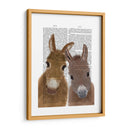 Duo Donkey, Mirando Tu Libro Live - Fab Funky | Cuadro decorativo de Canvas Lab