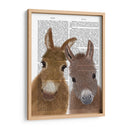 Duo Donkey, Mirando Tu Libro Live - Fab Funky | Cuadro decorativo de Canvas Lab