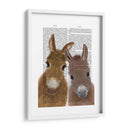 Duo Donkey, Mirando Tu Libro Live - Fab Funky | Cuadro decorativo de Canvas Lab
