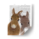 Duo Donkey, Mirando Tu Libro Live - Fab Funky | Cuadro decorativo de Canvas Lab