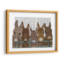 Manada De Burro En La Impresión Del Libro De La Cerca - Fab Funky | Cuadro decorativo de Canvas Lab