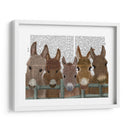 Manada De Burro En La Impresión Del Libro De La Cerca - Fab Funky | Cuadro decorativo de Canvas Lab