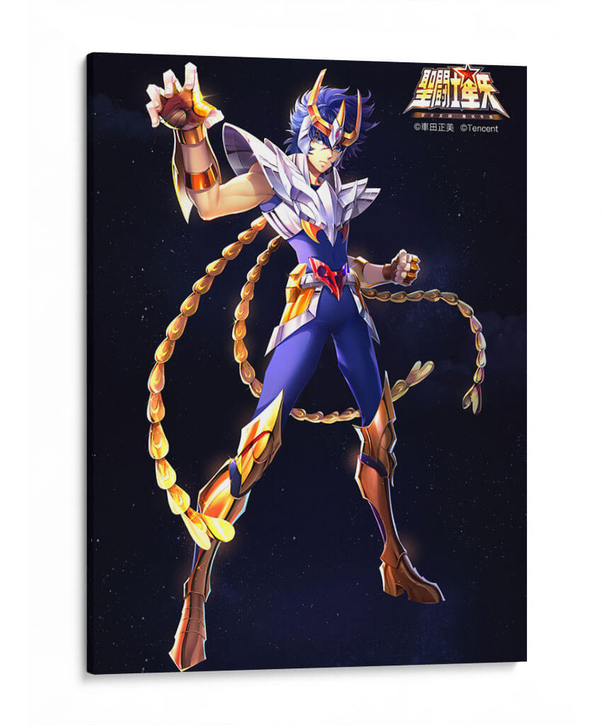 Ikki de Fénix con armadura | Cuadro decorativo de Canvas Lab