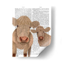 Dúo De Vaca, Crema, Mirándote Impresión De Libros - Fab Funky | Cuadro decorativo de Canvas Lab