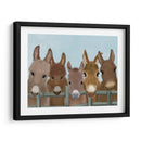 Manada De Burro En La Cerca - Fab Funky | Cuadro decorativo de Canvas Lab