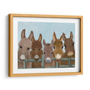 Manada De Burro En La Cerca - Fab Funky | Cuadro decorativo de Canvas Lab
