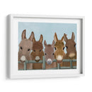 Manada De Burro En La Cerca - Fab Funky | Cuadro decorativo de Canvas Lab