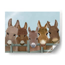 Manada De Burro En La Cerca - Fab Funky | Cuadro decorativo de Canvas Lab