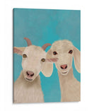 Dúo De Cabra, Mirándote - Fab Funky | Cuadro decorativo de Canvas Lab