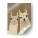 Llama Dúo, Mirándote - Fab Funky | Cuadro decorativo de Canvas Lab
