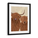 Highland Cow Duo, Mirándote - Fab Funky | Cuadro decorativo de Canvas Lab
