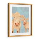 Dúo De Vaca, Crema, Mirándote - Fab Funky | Cuadro decorativo de Canvas Lab