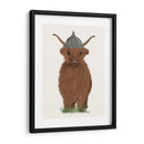 Highland Cow Viking - Fab Funky | Cuadro decorativo de Canvas Lab