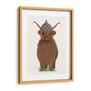 Highland Cow Viking - Fab Funky | Cuadro decorativo de Canvas Lab