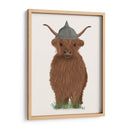 Highland Cow Viking - Fab Funky | Cuadro decorativo de Canvas Lab