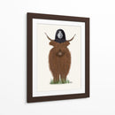 Policía De Vaca Highland - Fab Funky | Cuadro decorativo de Canvas Lab