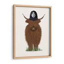 Policía De Vaca Highland - Fab Funky | Cuadro decorativo de Canvas Lab