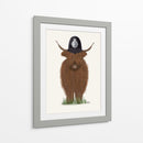 Policía De Vaca Highland - Fab Funky | Cuadro decorativo de Canvas Lab