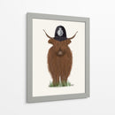 Policía De Vaca Highland - Fab Funky | Cuadro decorativo de Canvas Lab
