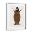 Policía De Vaca Highland - Fab Funky | Cuadro decorativo de Canvas Lab