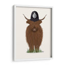 Policía De Vaca Highland - Fab Funky | Cuadro decorativo de Canvas Lab