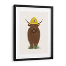 Bombero De La Vaca De Las Tierras Altas - Fab Funky | Cuadro decorativo de Canvas Lab