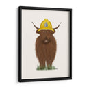 Bombero De La Vaca De Las Tierras Altas - Fab Funky | Cuadro decorativo de Canvas Lab
