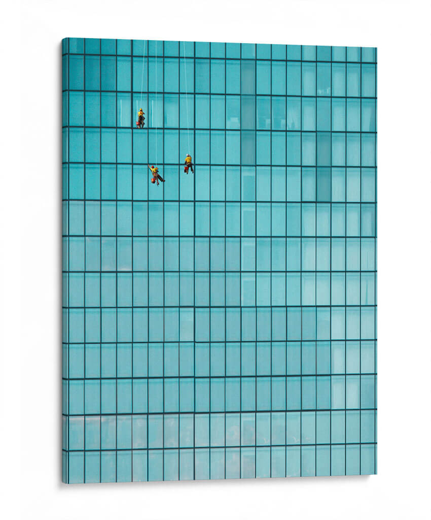 Limpiando ventanas | Cuadro decorativo de Canvas Lab