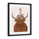 Sombrero De Vacas Y Helados Highland - Fab Funky | Cuadro decorativo de Canvas Lab