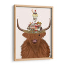 Sombrero De Vacas Y Helados Highland - Fab Funky | Cuadro decorativo de Canvas Lab