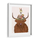 Sombrero De Vacas Y Helados Highland - Fab Funky | Cuadro decorativo de Canvas Lab