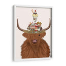 Sombrero De Vacas Y Helados Highland - Fab Funky | Cuadro decorativo de Canvas Lab
