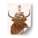 Sombrero De Vacas Y Helados Highland - Fab Funky | Cuadro decorativo de Canvas Lab