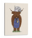 Chef De Vaca Highland - Fab Funky | Cuadro decorativo de Canvas Lab