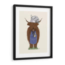 Chef De Vaca Highland - Fab Funky | Cuadro decorativo de Canvas Lab