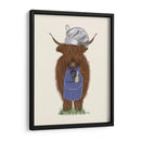 Chef De Vaca Highland - Fab Funky | Cuadro decorativo de Canvas Lab