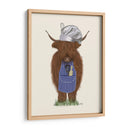 Chef De Vaca Highland - Fab Funky | Cuadro decorativo de Canvas Lab