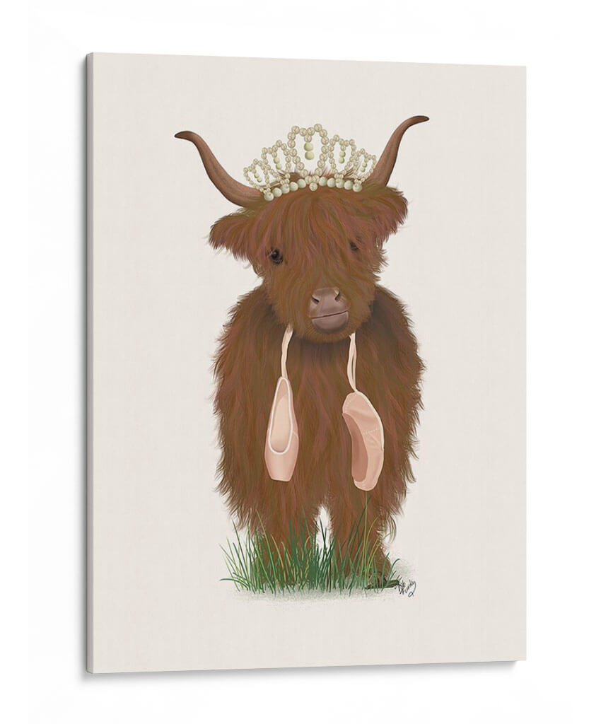Ballet De Vaca De Montaña - Fab Funky | Cuadro decorativo de Canvas Lab