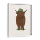 Pescador De Vacas De Montaña - Fab Funky | Cuadro decorativo de Canvas Lab