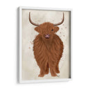 Vaca Highland 1, Llena - Fab Funky | Cuadro decorativo de Canvas Lab