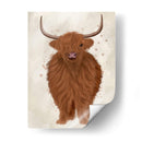 Vaca Highland 1, Llena - Fab Funky | Cuadro decorativo de Canvas Lab