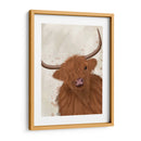 Vaca Highland 1, Retrato - Fab Funky | Cuadro decorativo de Canvas Lab