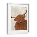 Vaca Highland 1, Retrato - Fab Funky | Cuadro decorativo de Canvas Lab