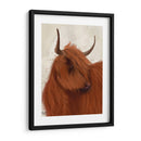 Highland Cow 2, Retrato - Fab Funky | Cuadro decorativo de Canvas Lab