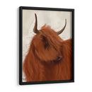Highland Cow 2, Retrato - Fab Funky | Cuadro decorativo de Canvas Lab