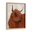 Highland Cow 2, Retrato - Fab Funky | Cuadro decorativo de Canvas Lab