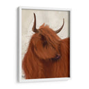 Highland Cow 2, Retrato - Fab Funky | Cuadro decorativo de Canvas Lab