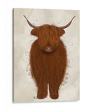 Highland Cow 3, Completo - Fab Funky | Cuadro decorativo de Canvas Lab