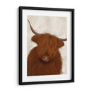 Vaca Highland 3, Retrato - Fab Funky | Cuadro decorativo de Canvas Lab