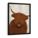 Vaca Highland 3, Retrato - Fab Funky | Cuadro decorativo de Canvas Lab